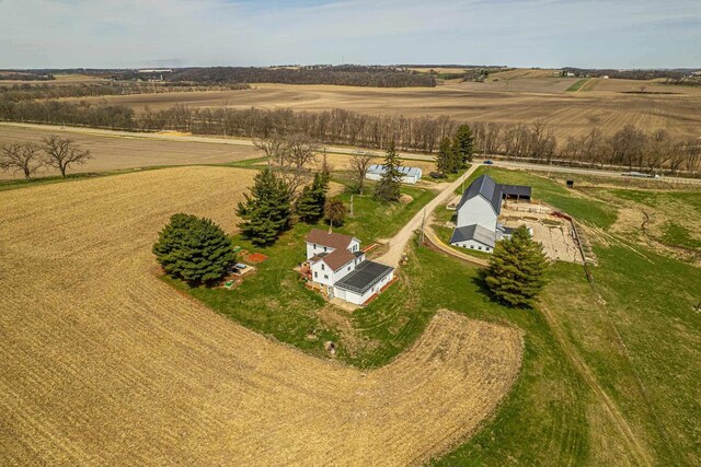1943 State Road 11, South Wayne, WI 53587 - bird's eye view featuring a rural view