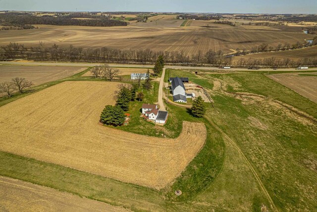 1943 State Road 11, South Wayne, WI 53587 - bird's eye view featuring a rural view