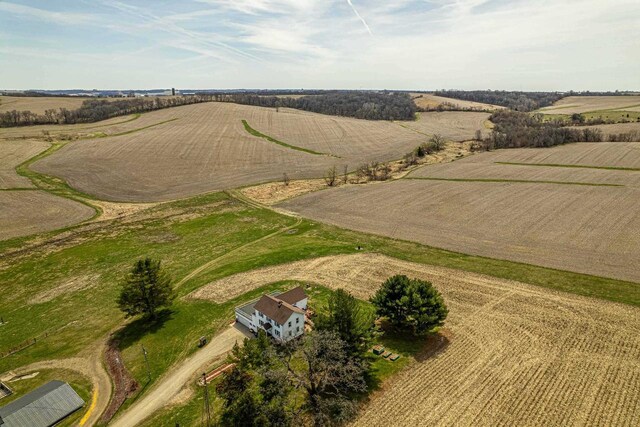 1943 State Road 11, South Wayne, WI 53587 - drone / aerial view featuring a rural view