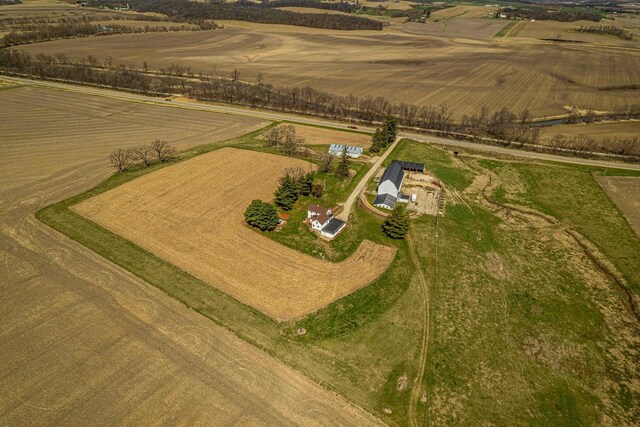 1943 State Road 11, South Wayne, WI 53587 - bird's eye view with a rural view