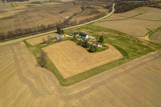 1943 State Road 11, South Wayne, WI 53587 - drone / aerial view with a rural view