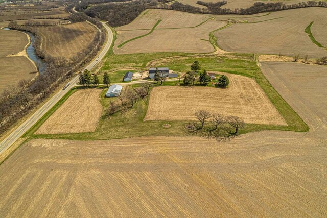 1943 State Road 11, South Wayne, WI 53587 - bird's eye view featuring a rural view