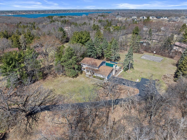 2925 Meadow Ln, Hartland, WI 53029 - aerial view featuring a view of trees
