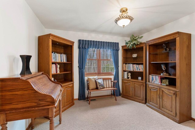 N8891 Gladstone Beach Rd, Fond Du Lac, WI 54937 - sitting room featuring light colored carpet