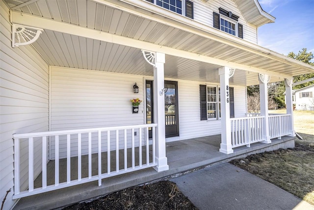 836 Westwind Dr, Black River Falls, WI 54615 - property entrance with a porch