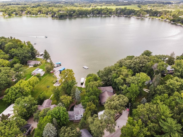 W1260 S Shore Dr, Palmyra, WI 53156 - aerial view featuring a water view