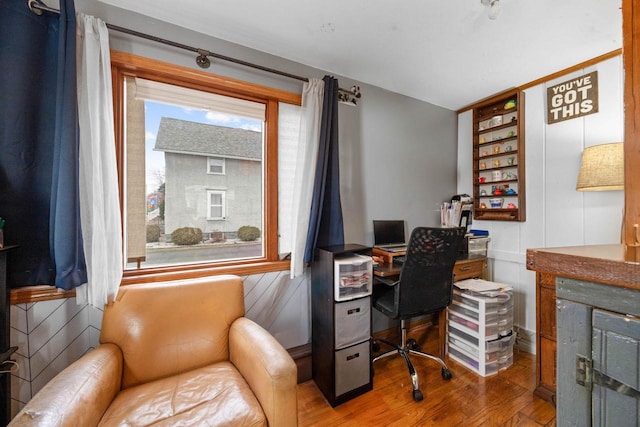 505 S Main St, Edgerton, WI 53534 - home office with wood finished floors