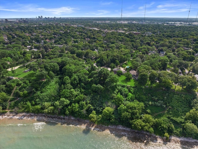 4696 N Lake Dr, Whitefish Bay, WI 53211 - bird's eye view featuring a water view