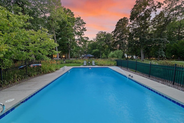 4696 N Lake Dr, Whitefish Bay, WI 53211 - view of pool featuring a fenced in pool and fence