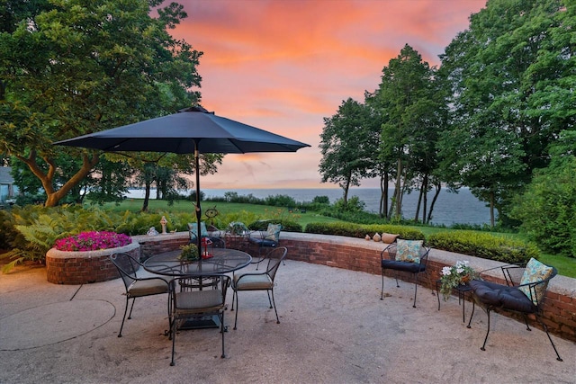 4696 N Lake Dr, Whitefish Bay, WI 53211 - view of patio with outdoor dining space
