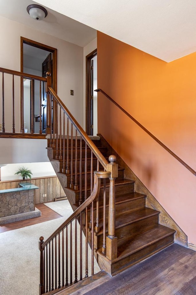 view of stairs