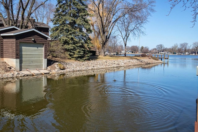 property view of water
