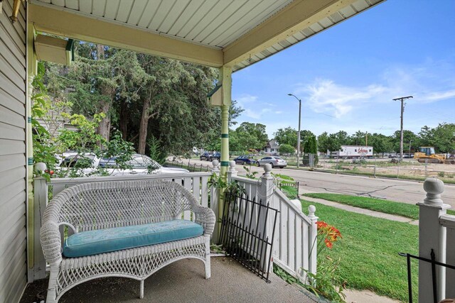 721 N St, Lake Geneva, WI 53147 - view of patio with a porch