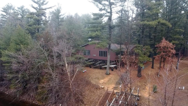 1885 20th Ave, Arkdale, WI 54613 - aerial view of property and surrounding area