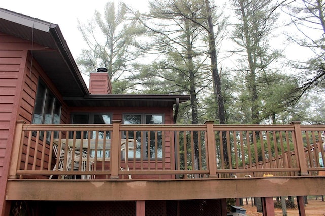 1885 20th Ave, Arkdale, WI 54613 - view of deck