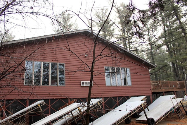 1885 20th Ave, Arkdale, WI 54613 - view of side of property featuring a deck
