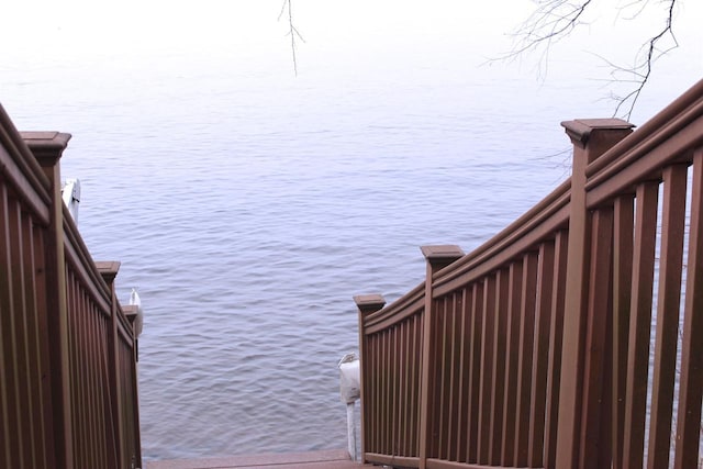 1885 20th Ave, Arkdale, WI 54613 - dock area featuring a water view