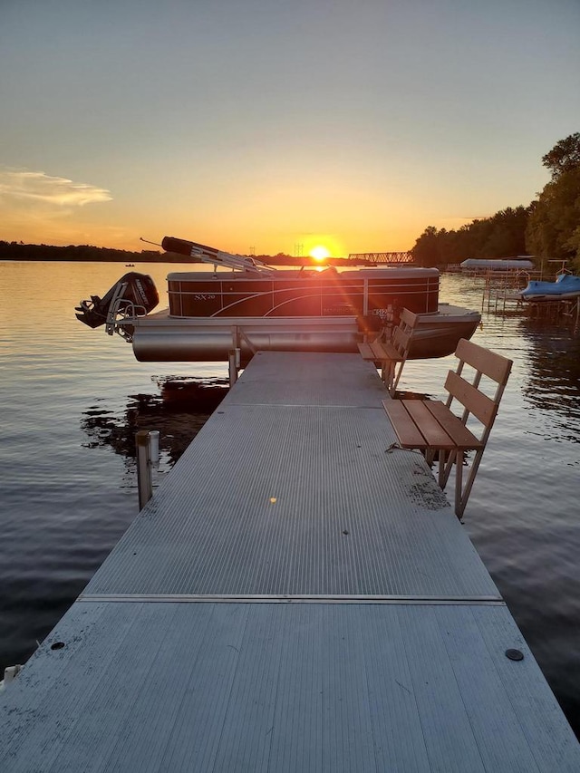 1885 20th Ave, Arkdale, WI 54613 - dock with a water view
