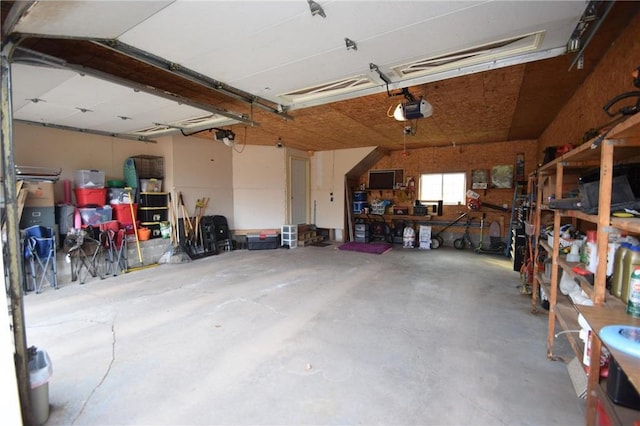 8160 Waldora Rd, Siren, WI 54872 - garage featuring a garage door opener