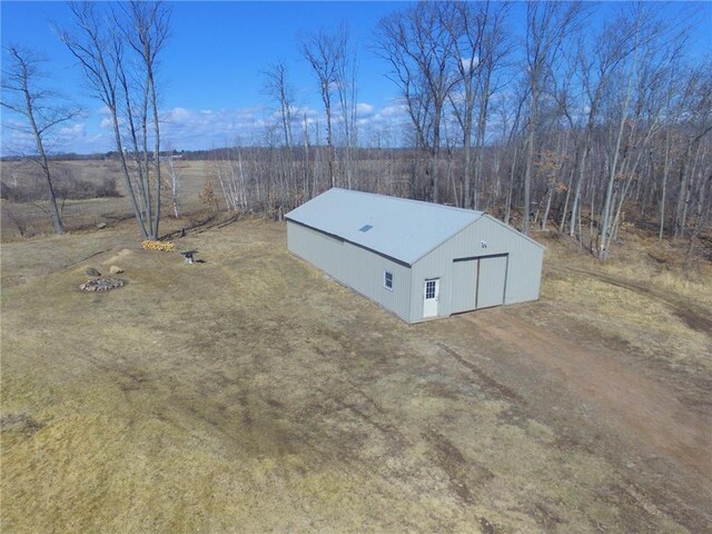 8160 Waldora Rd, Siren, WI 54872 - aerial view