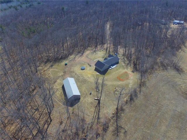 8160 Waldora Rd, Siren, WI 54872 - bird's eye view