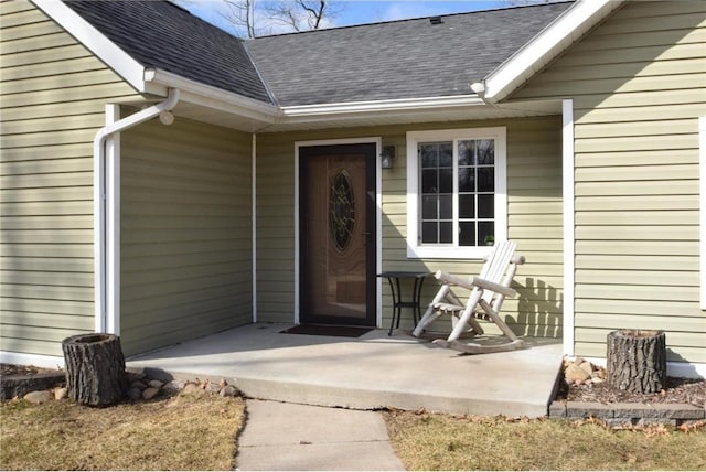 8160 Waldora Rd, Siren, WI 54872 - entrance to property featuring a shingled roof