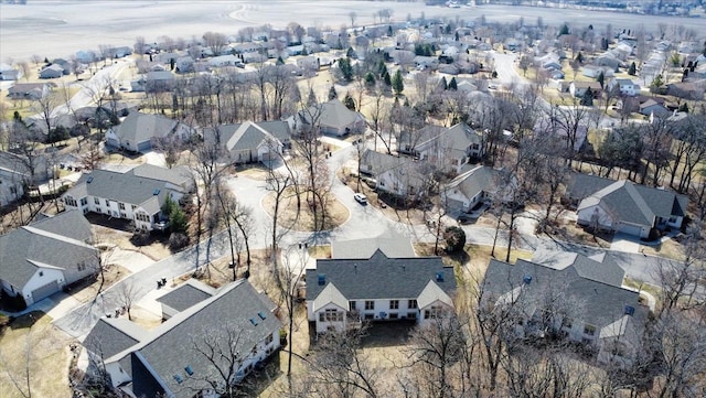 birds eye view of property featuring a residential view