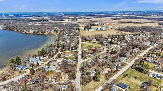 33110 Store St, Burlington, WI 53105 - bird's eye view with a residential view and a water view