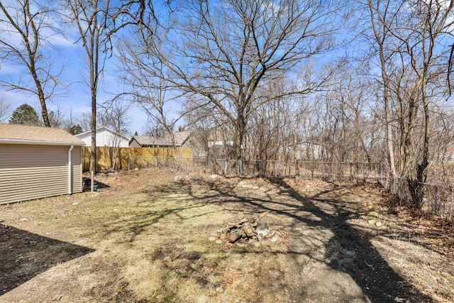 33110 Store St, Burlington, WI 53105 - view of yard featuring an outdoor structure and a fenced backyard