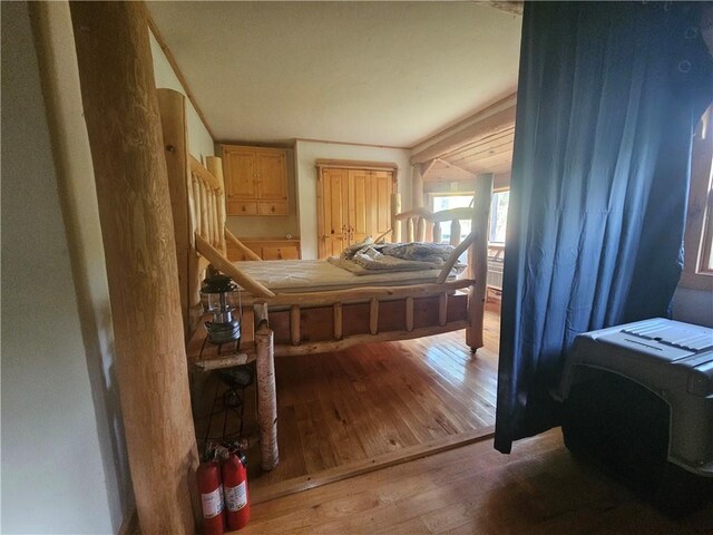 W16099 Manglos Ave, Sheldon, WI 54766 - bedroom featuring hardwood / wood-style flooring