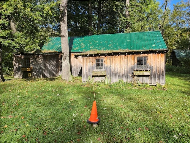 W16099 Manglos Ave, Sheldon, WI 54766 - view of yard featuring an outdoor structure