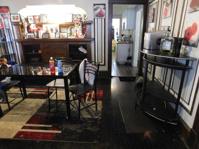 3007 N 29th St, Milwaukee, WI 53210 - office space with baseboards and wood finished floors