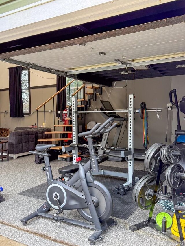 view of exercise room