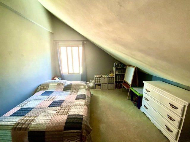 W4862 Swan Acre Dr, Cecil, WI 54111 - bedroom with vaulted ceiling and carpet