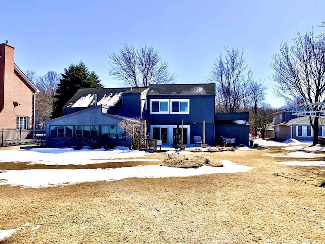 W4862 Swan Acre Dr, Cecil, WI 54111 - view of snow covered property