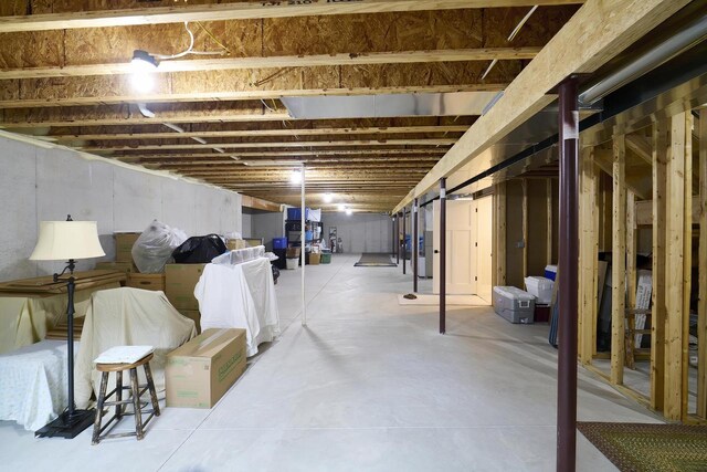 2721 Woodfield Ct, Howard, WI 54313 - view of unfinished basement