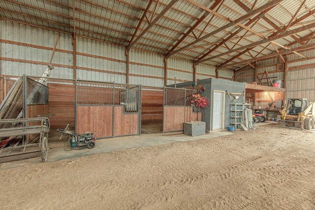 5995 Section Line Rd, Dodgeville, WI 53533 - view of horse barn