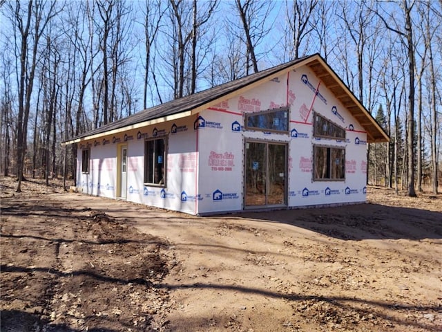 5830N Mutters Rd, Stone Lake, WI 54876 - view of outbuilding