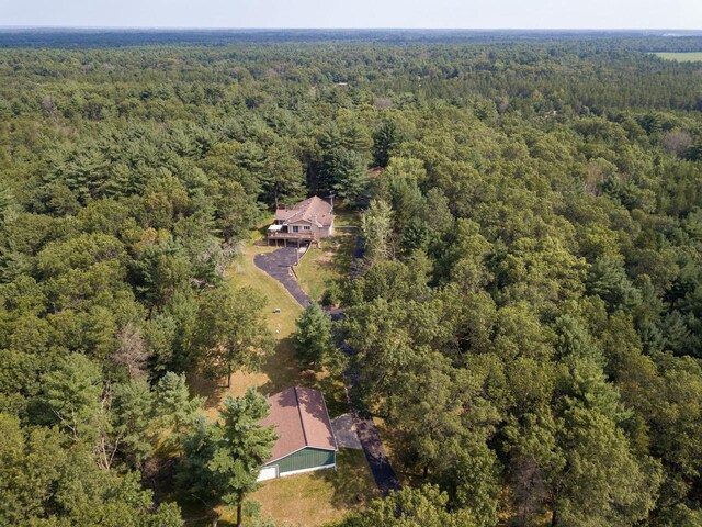 1930 Czech Ave, Arkdale, WI 54613 - bird's eye view featuring a forest view