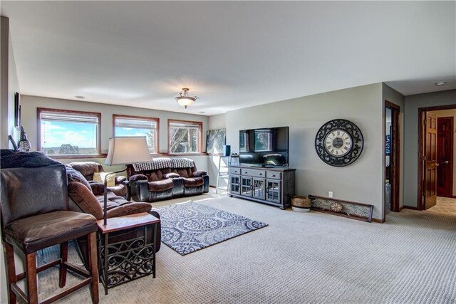 4884 Priory Rd, Eau Claire, WI 54701 - living area with baseboards and carpet