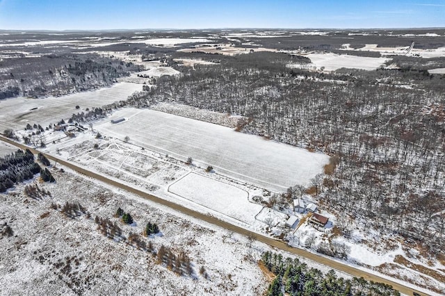 N9805 County Road Aa, Portage, WI 53901 - view of snowy aerial view