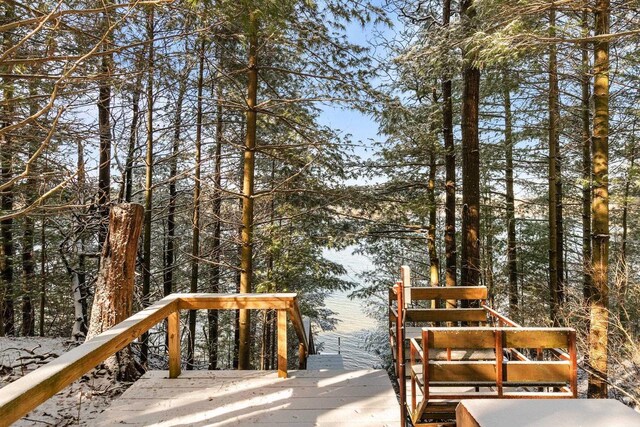 view of deck
