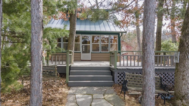 W13573 S Pleasant Rd, Westfield, WI 53964 - deck with stairs