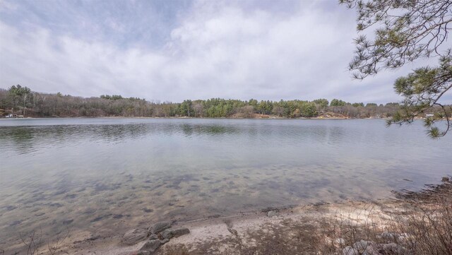 W13573 S Pleasant Rd, Westfield, WI 53964 - water view featuring a heavily wooded area