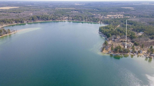 W13573 S Pleasant Rd, Westfield, WI 53964 - aerial overview of property's location featuring a forest and a nearby body of water
