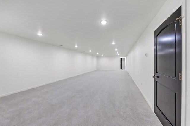 2421 Creeksedge Way, De Pere, WI 54115 - basement with carpet flooring and recessed lighting