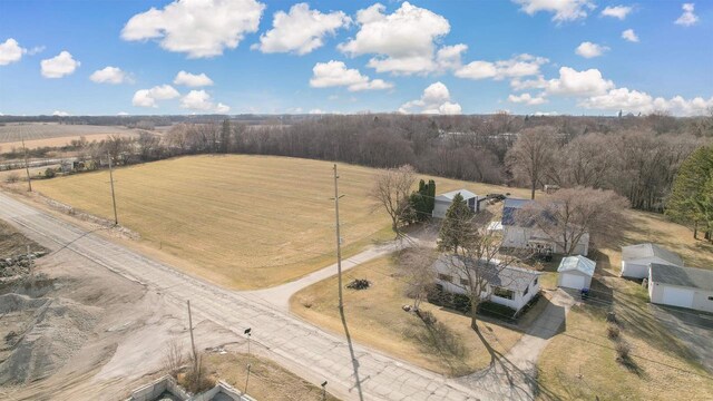 N6741 S Center Rd, Beaver Dam, WI 53916 - bird's eye view featuring a rural view