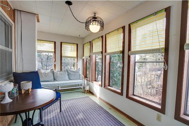 E5512 784th Ave, Menomonie, WI 54751 - sunroom featuring baseboards