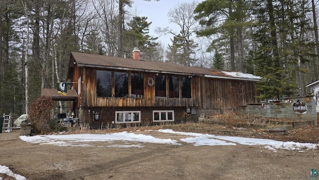 84195 State Highway 13, Bayfield, WI 54814 - view of front of property with a chimney