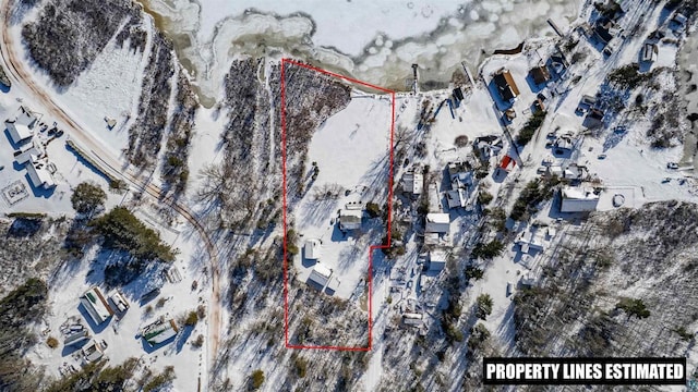 4463 E Singkofer, Superior, WI 54880 - view of property location featuring property boundaries highlighted